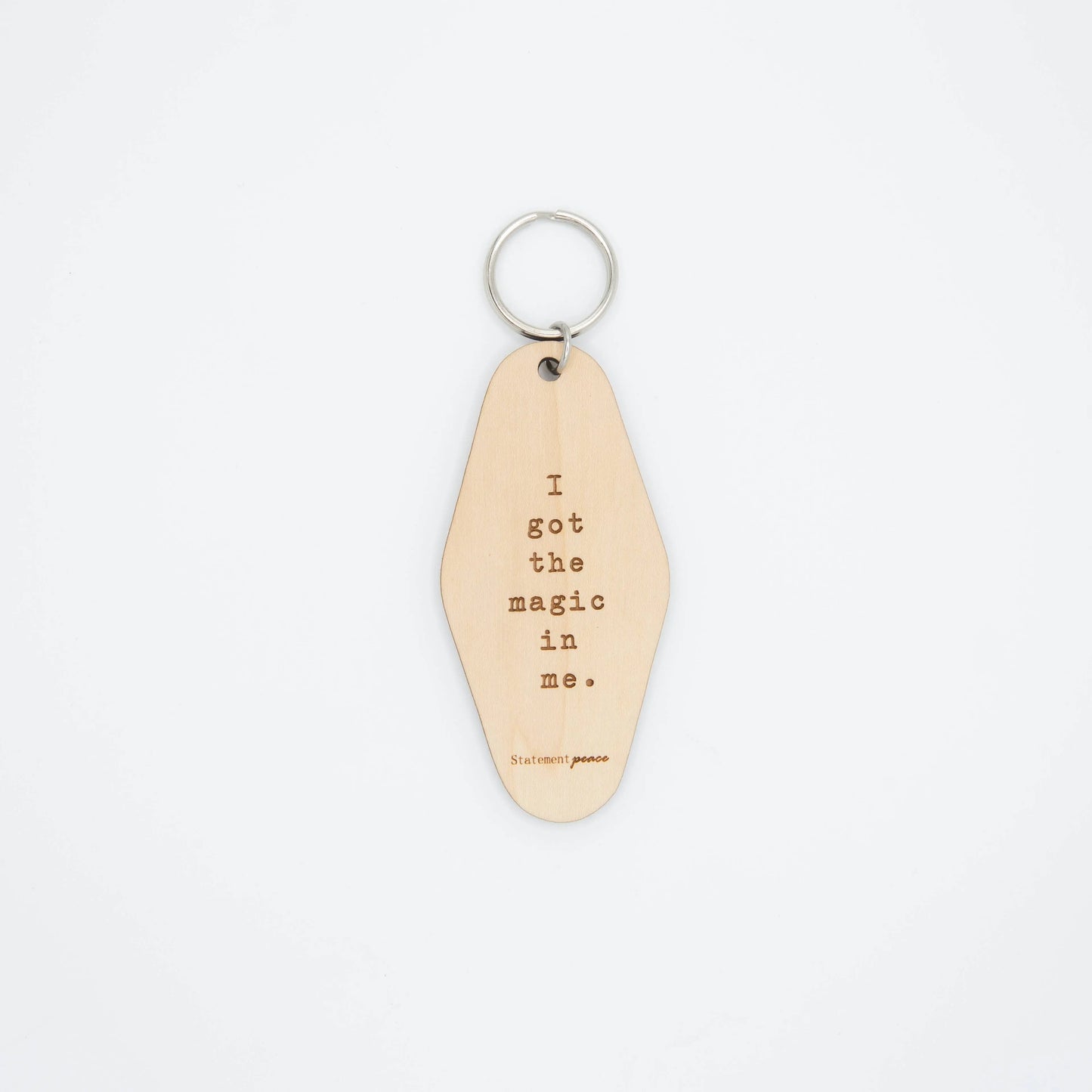 Statement Peace - Magic Keychain The Rooted Soul Wellness Co.