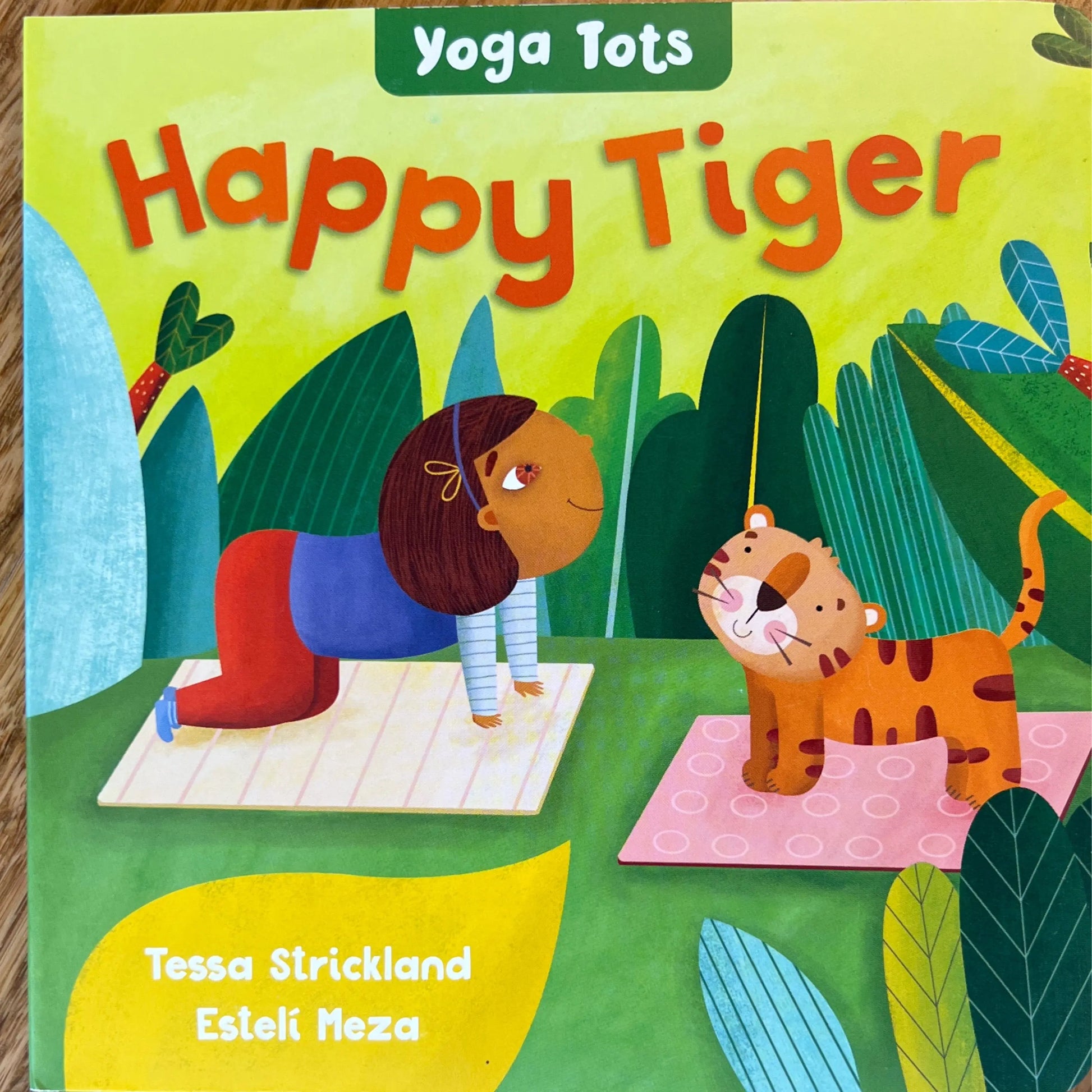 Yoga Tots Book Happy Tiger The Rooted Soul Wellness Co.