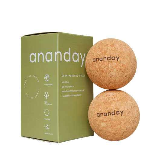 Cork Massage Ball Set by Ananday