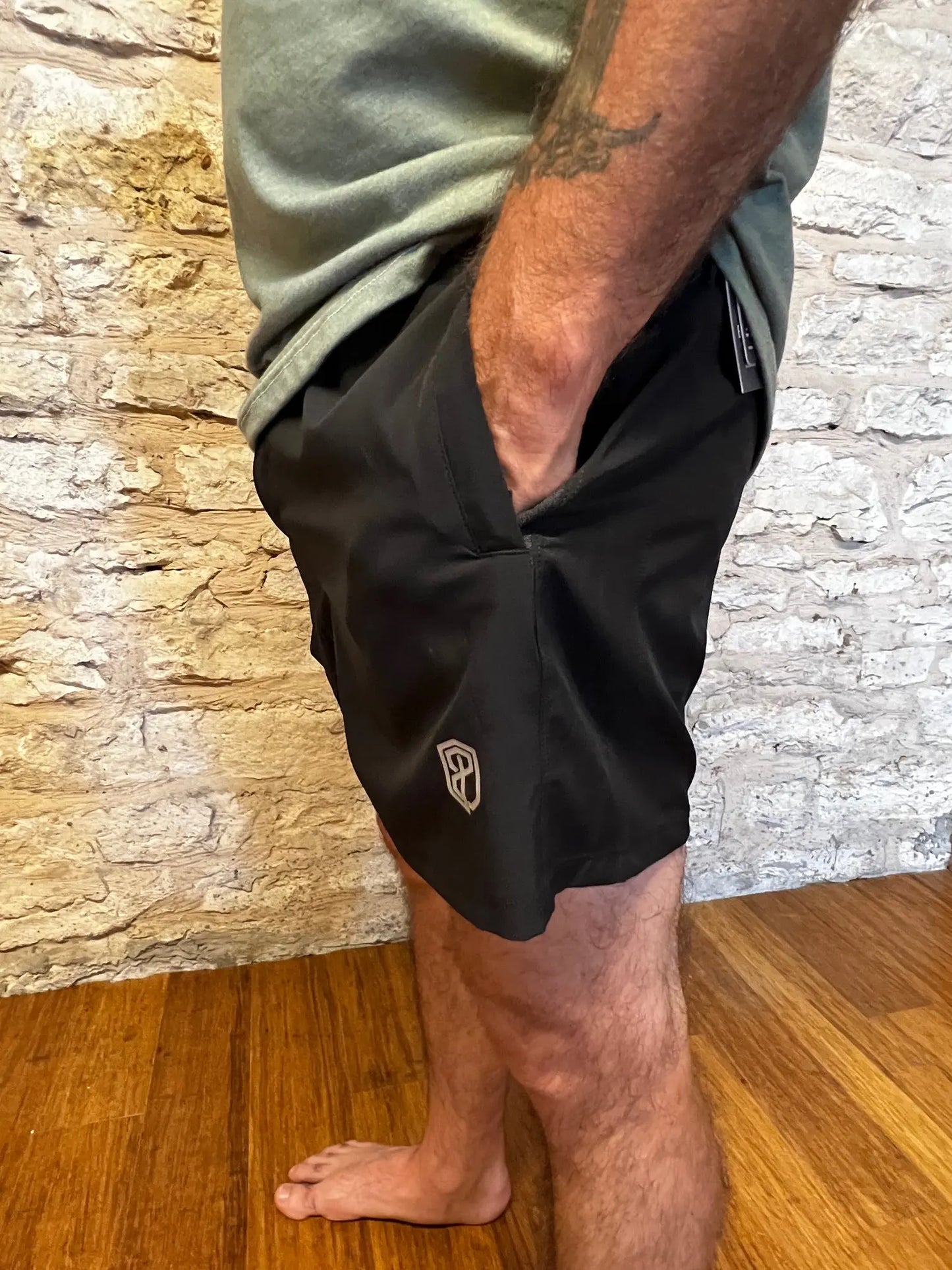 Versatile Short w/ Compression 9"(Black) The Rooted Soul Wellness Co.