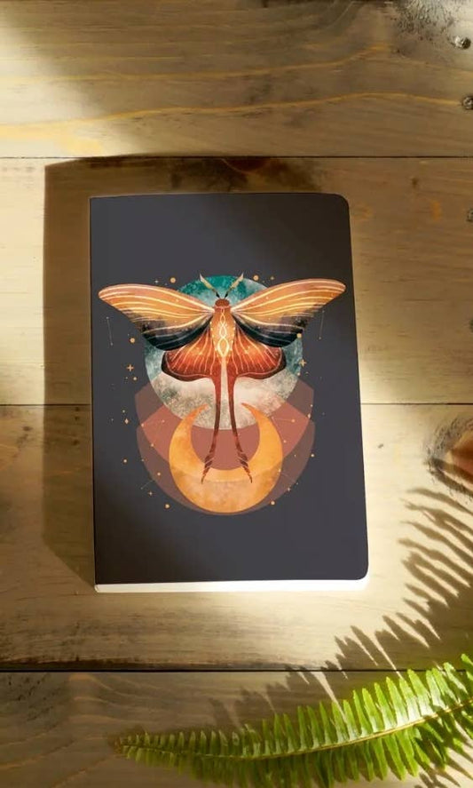 Denik - Cosmic Moth Layflat Journal Notebook