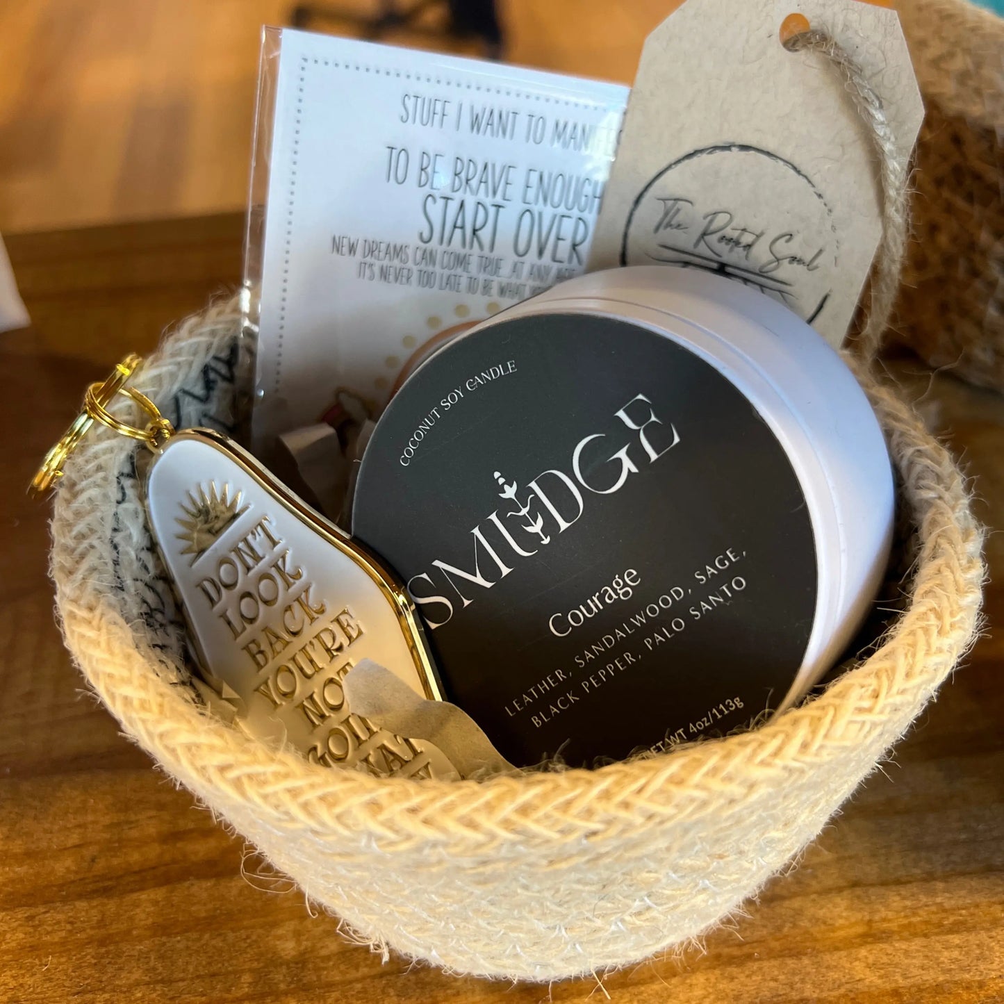 Mini Courage Basket The Rooted Soul Wellness Co.