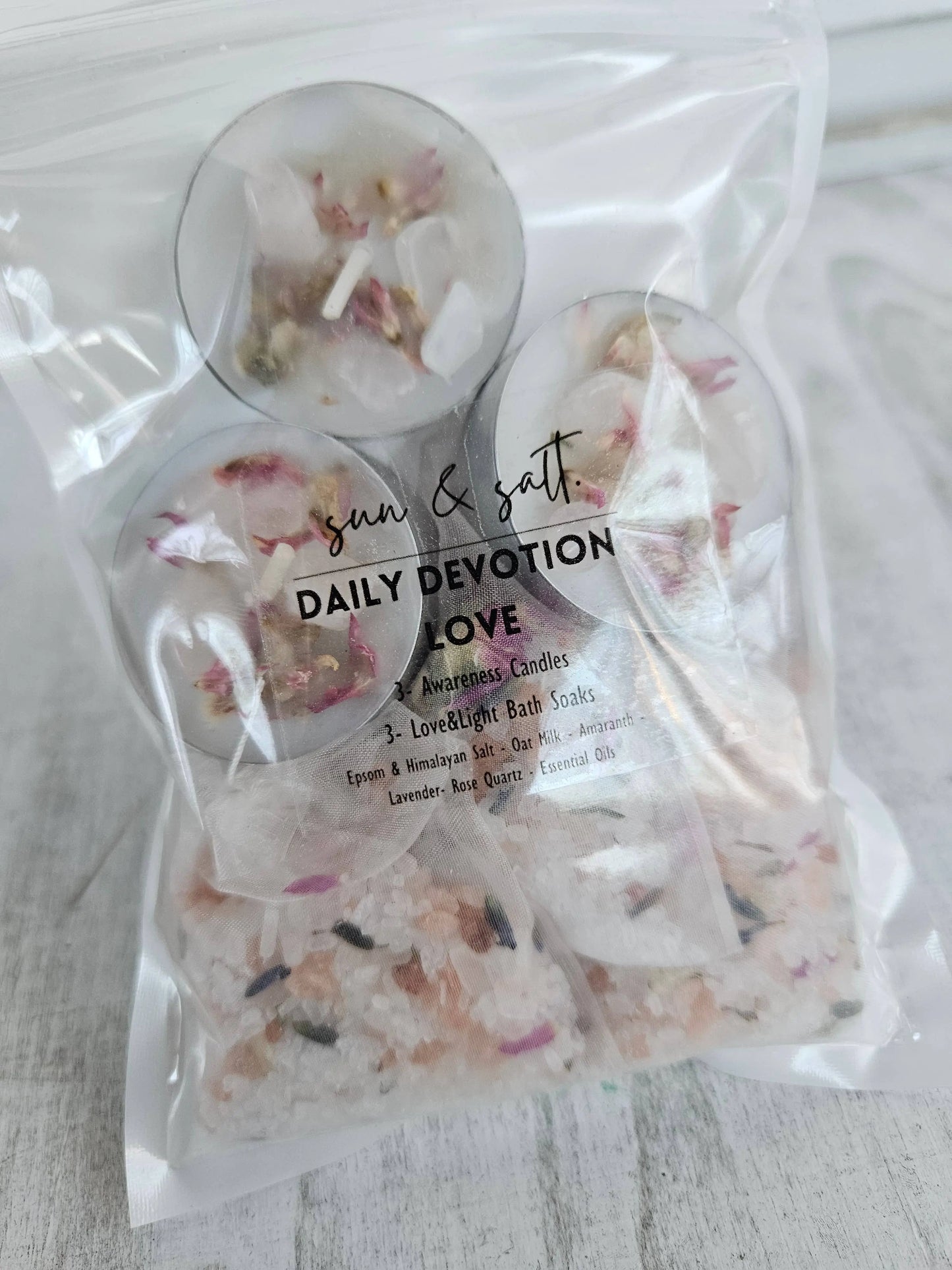 Lux&Lou - Daily Devotional Protection & Love - Bath Soak Kits Lux & Lou